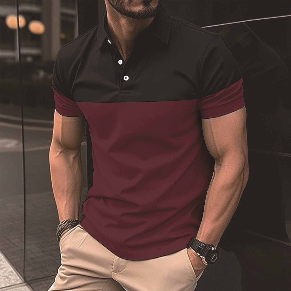 Men's Casual Polo TShirt