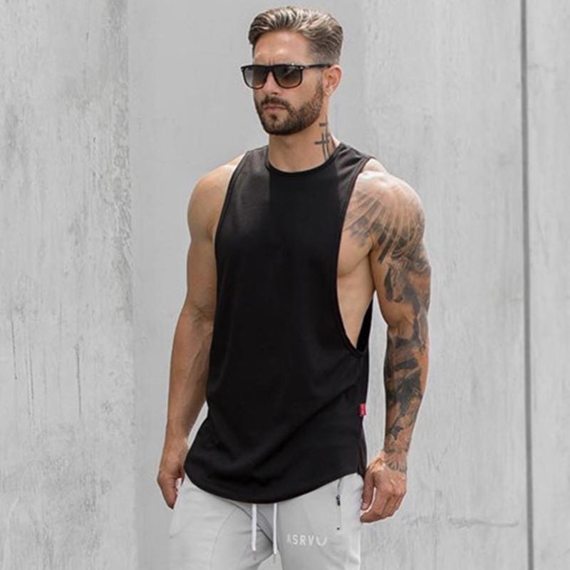 Mens Gyms Fitness Bodybuilding Tank