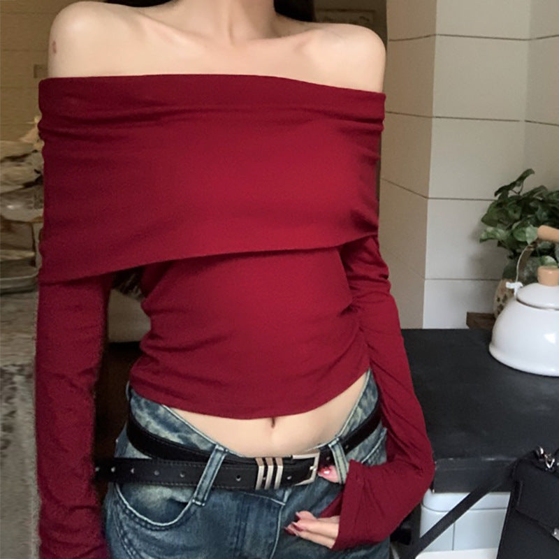 Fashion Tight Bottoming T-shirt For Women