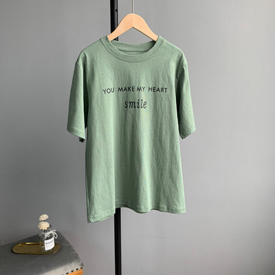 Letter printed T-shirt for women