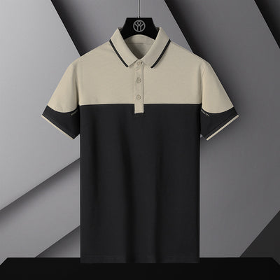 Polo Shirt Stitching Embroidered Ice Breathable Lapel T Shirt