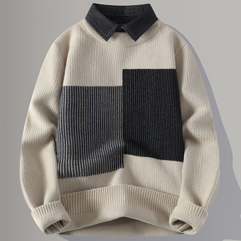 Loose Thickening Keep Warm Sweater Men