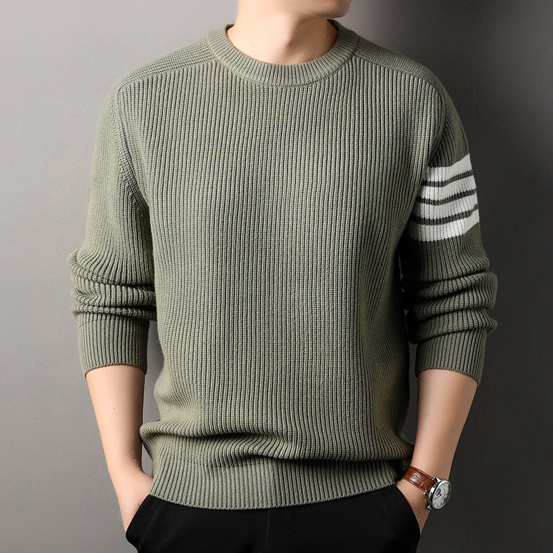 Loose-fitting Pullover Round-neck Men's Bottoming Shirt