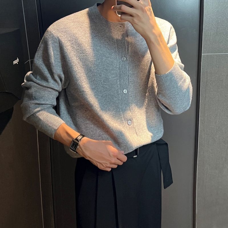 Cardigan Long Sleeve Men's Trendy Loose Sweater