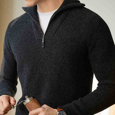 Leisure Pullover Warm Men's Texture Sweater