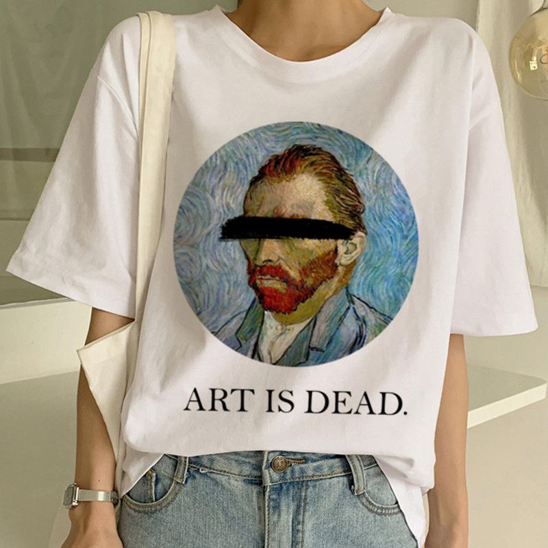 Van Gogh T Shirt Art Painting T Shirt Women